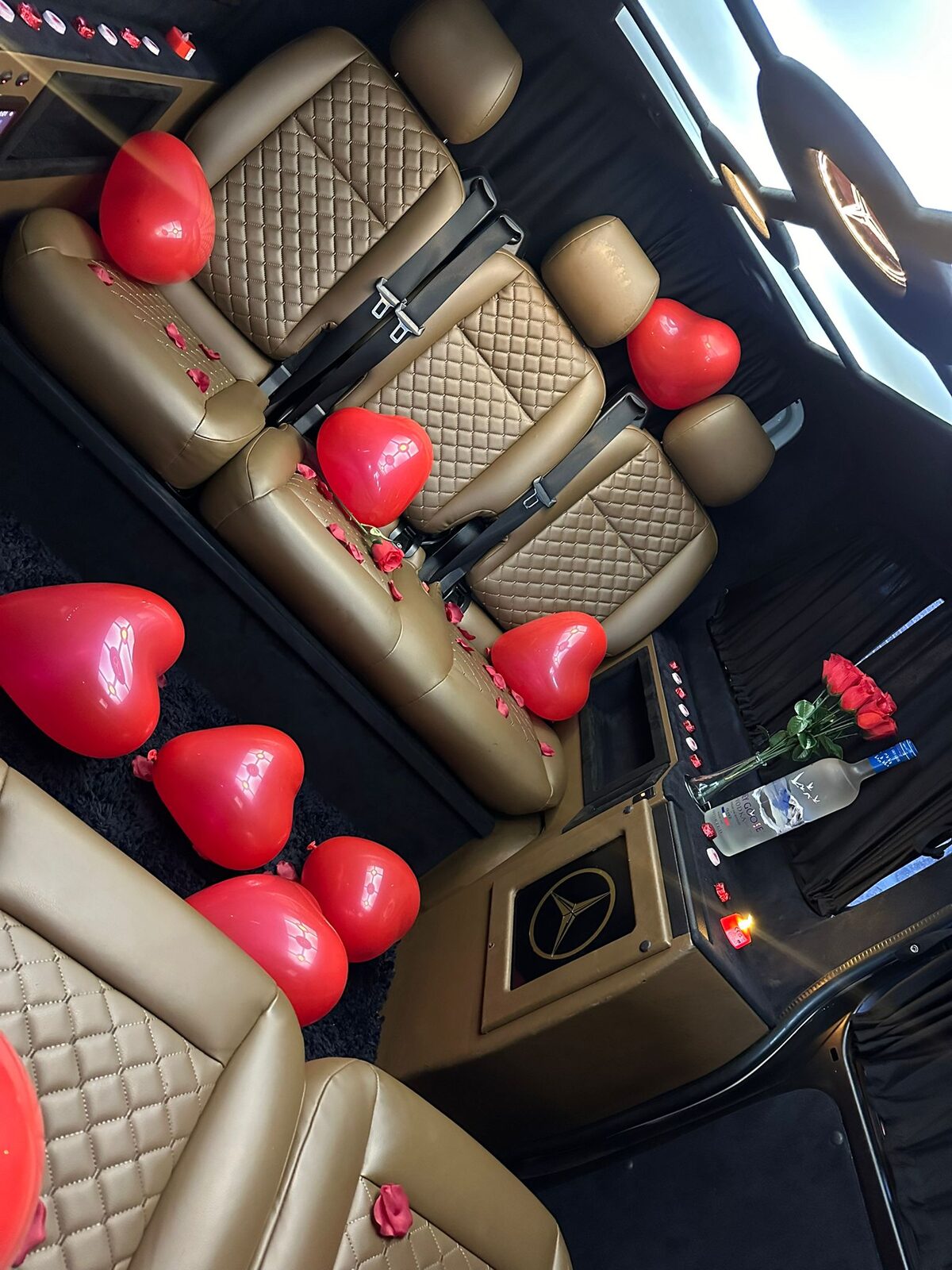 Standard V-Class decorated for a special occasion